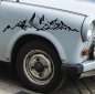 Preview: Aufkleber-Bilder/46362 Berge Silhouette Trabbi-Autoaufkleber Mein-Motiv-de